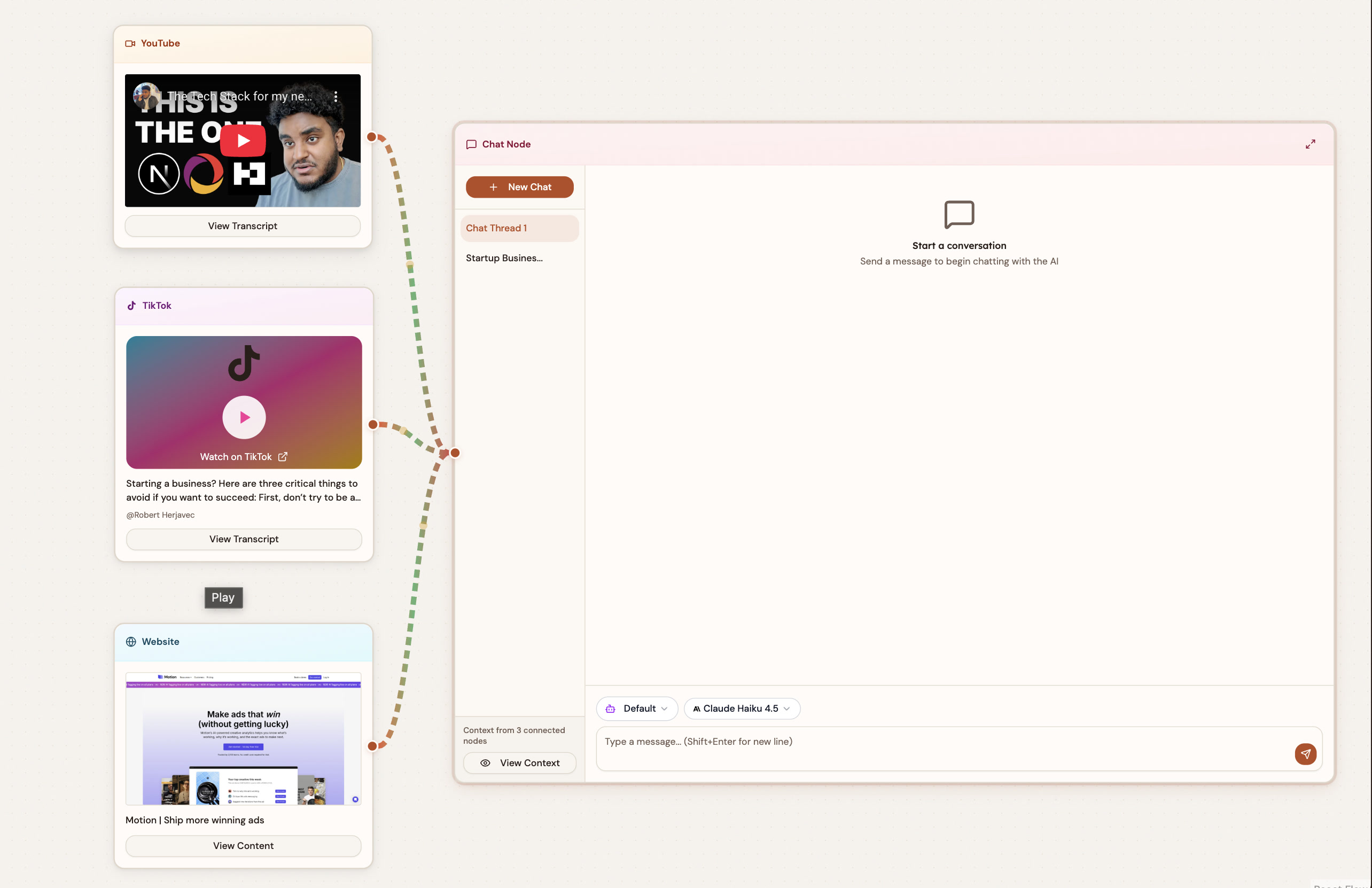 Connect Context - Analytics and insights dashboard